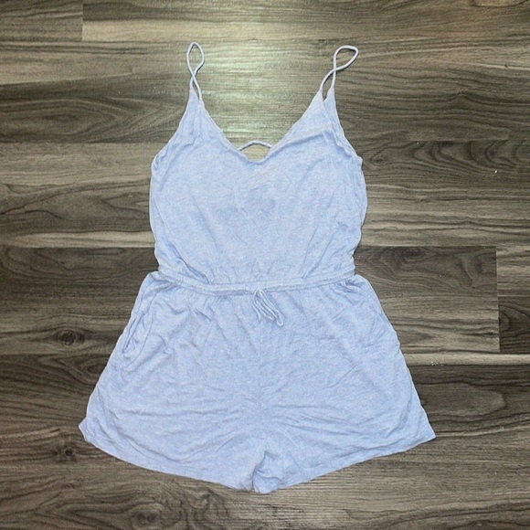 H&M Basic Blue Romper Small - Picture 1 of 4